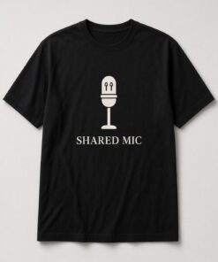 Shared Mic Retro Microphone Unisex T-Shirt