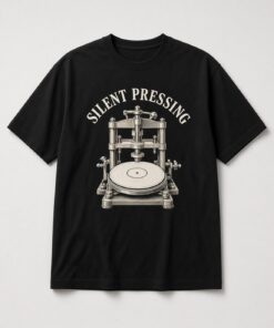 Silent Pressing Record Press Unisex T-Shirt